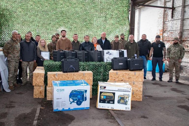 Transfer of cars and equipment to the defenders of the Kharkiv region