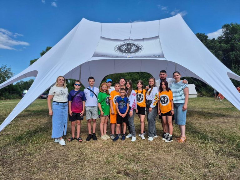 The Children of Heroes camp welcomes guests from Sumy region