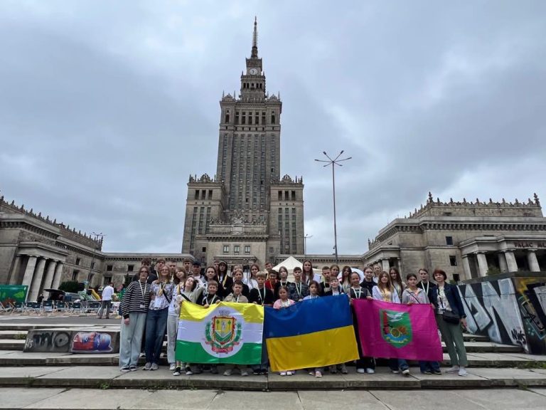 Ukrainian children visited Warsaw