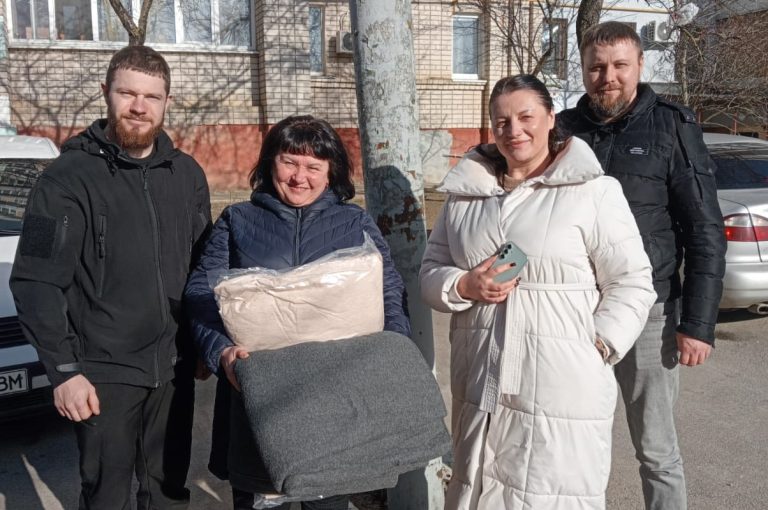 Not leaving those who lost their homes alone
